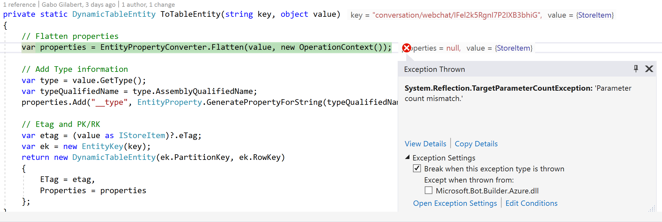 Azure storage issues · Issue #530 · microsoft/botbuilder-dotnet · GitHub