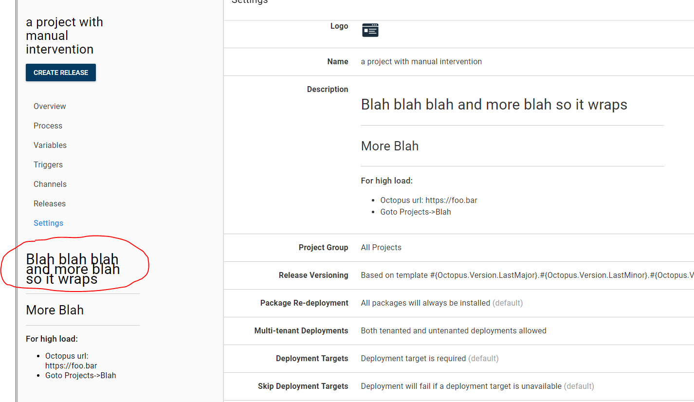Project description header lines are squished and overlapping · Issue ...