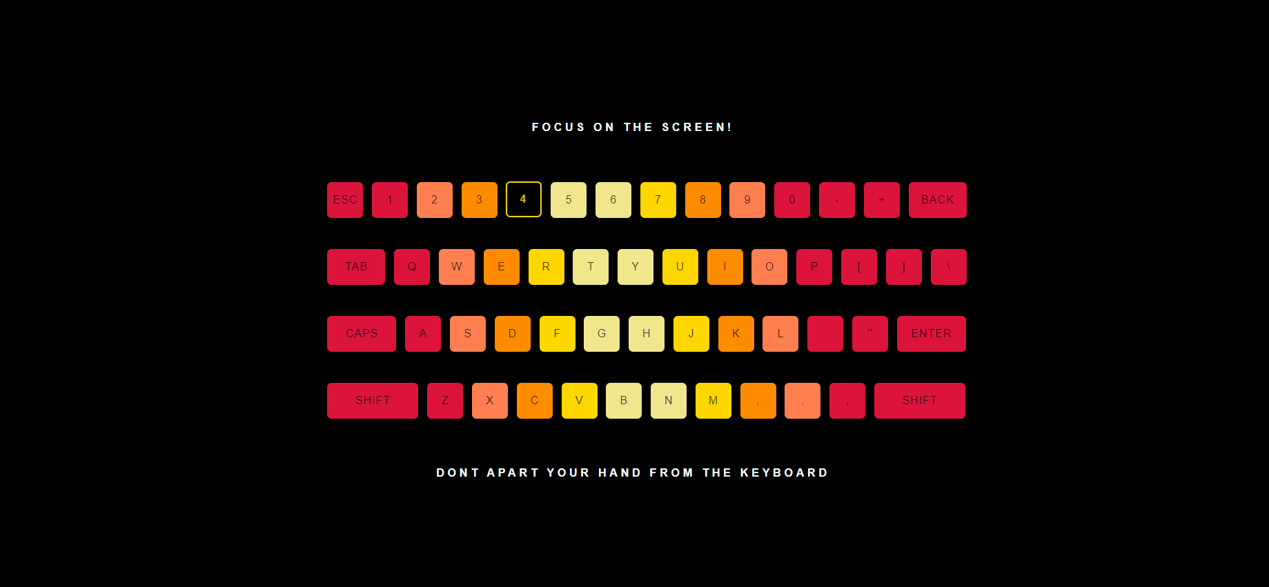 Github devkaliper keykiller simple typing game made with html css