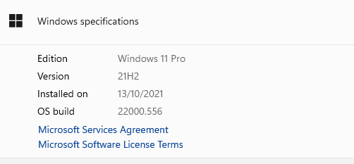 consider adding the windows marketing version (eg 21H2) to the reported ...