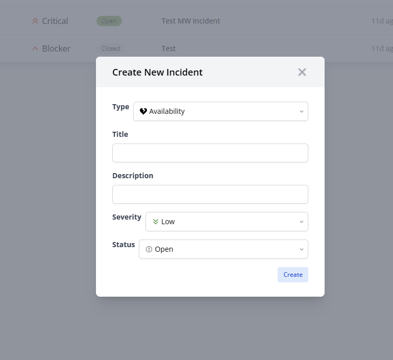 Ensure input label consistent in the Incident Create Form · Issue #663 ...