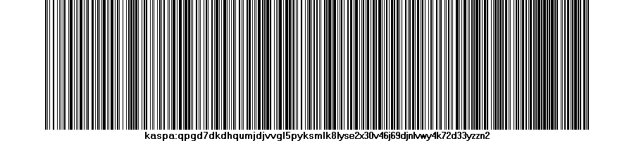 Capasal Bar Code GitHub - kaspaycc/KasBarCode: generate kaspa address barcode