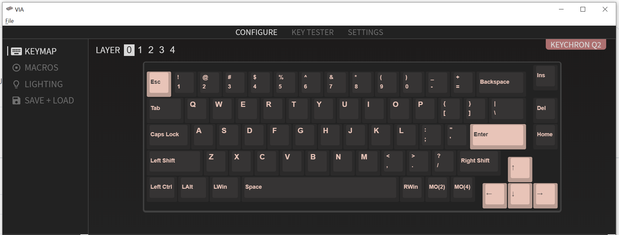 Space key not shown in VIAL UI for Keychron sideloaded JSONs · Issue ...
