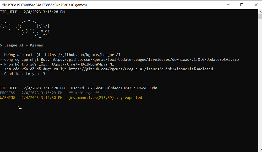 [BUG] Màn hình hiển thị: Warning · Issue #40 · kgemas/League-AI · GitHub