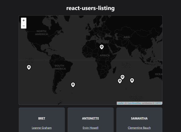 GitHub - nocategory/react-users-listing: deploys by Netlify ️