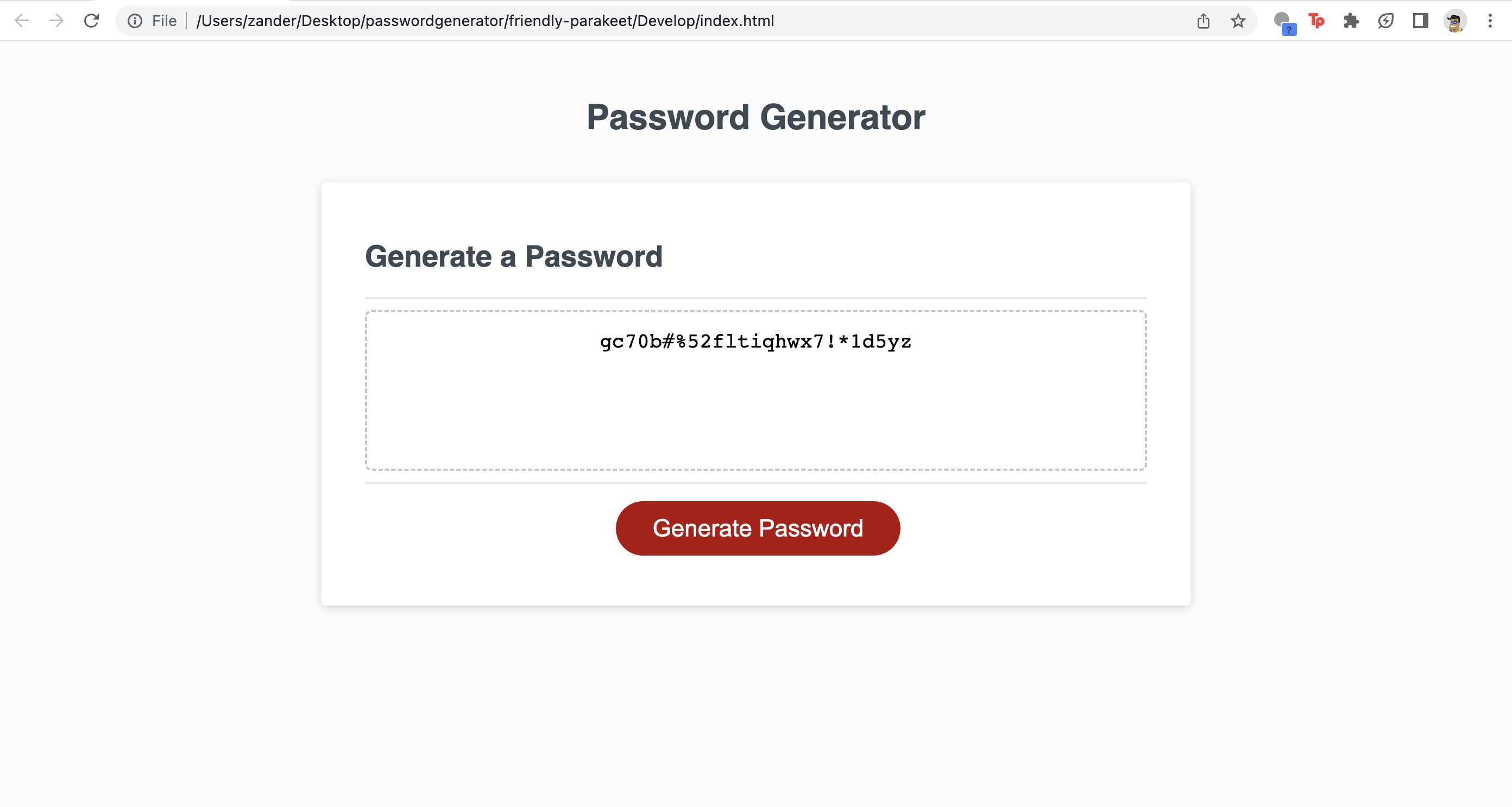 GitHub - AJChrystall/Password-Generator: This is A simple Password ...