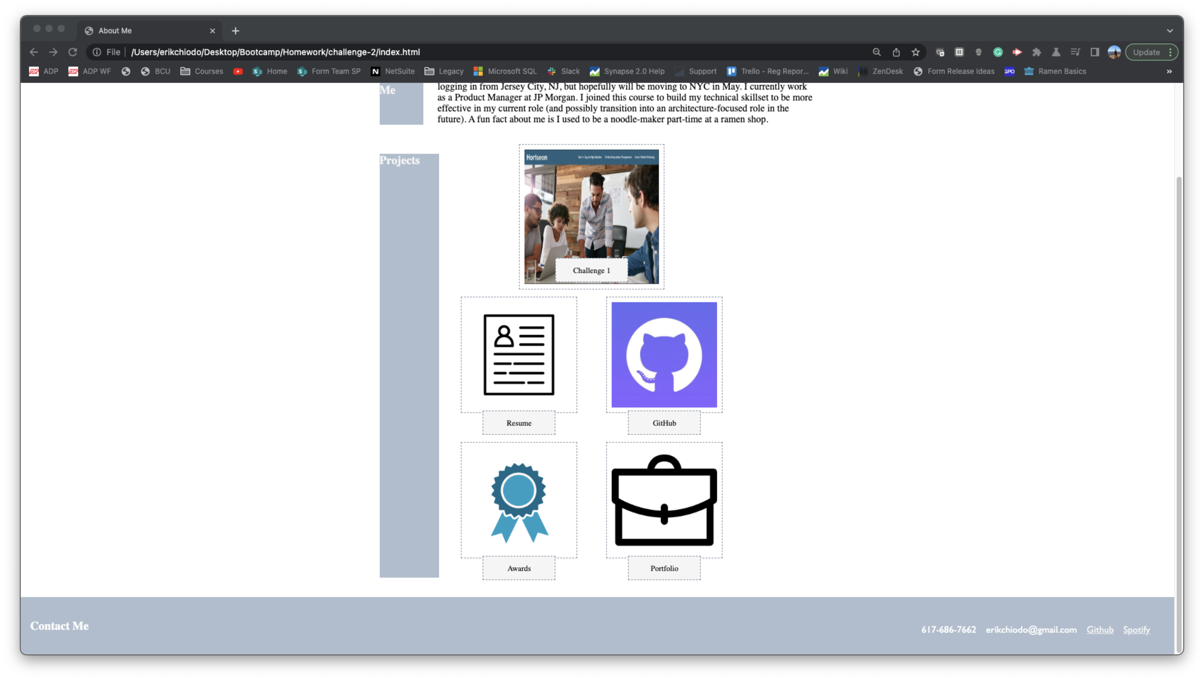 GitHub - erikchiodo/eriks-responsive-portfolio: Challenge 2 Assignment
