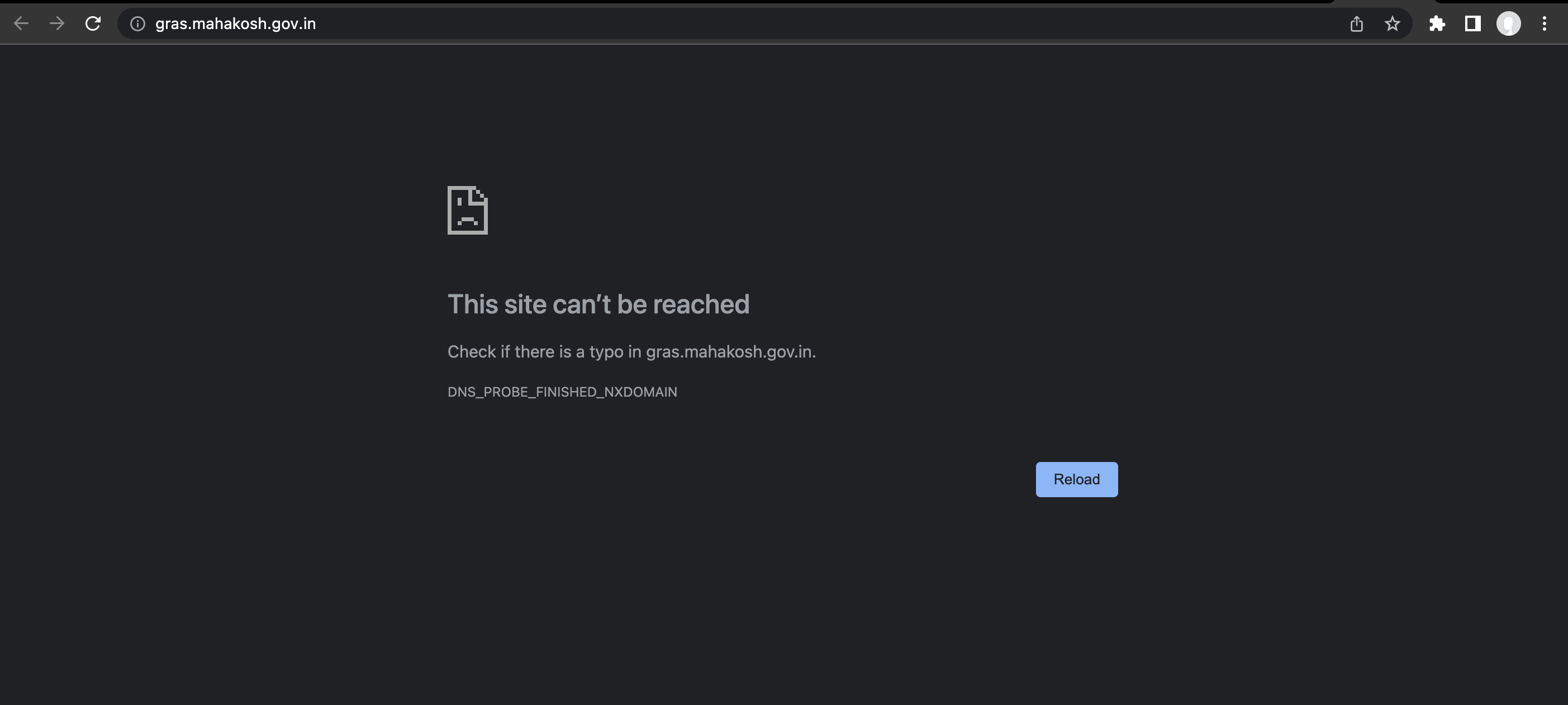 gras.mahakosh.gov.in not opening using public DNS · Issue #551 ...
