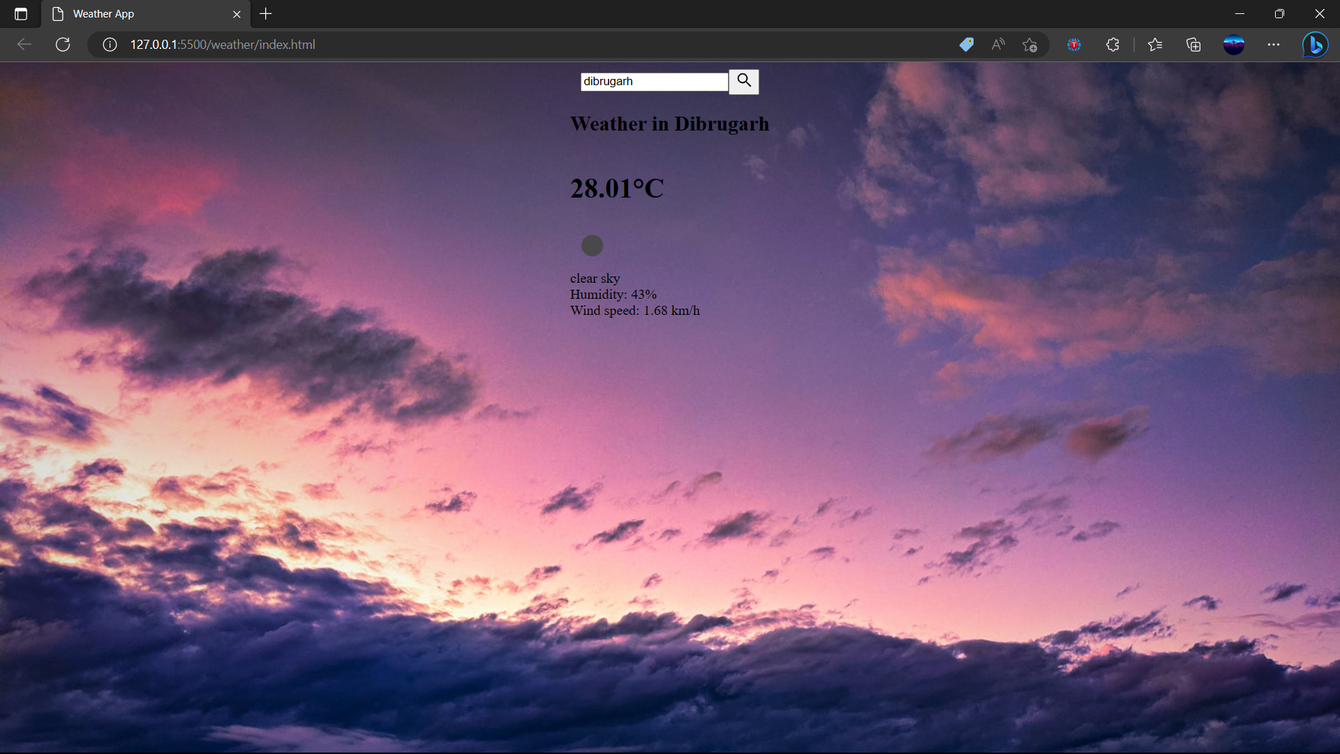 GitHub - deepjyoti24/Weather-Application