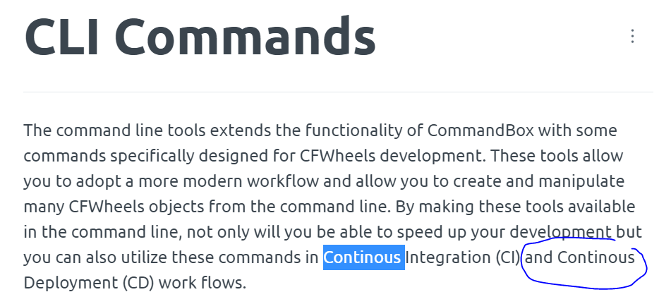continuous or continual