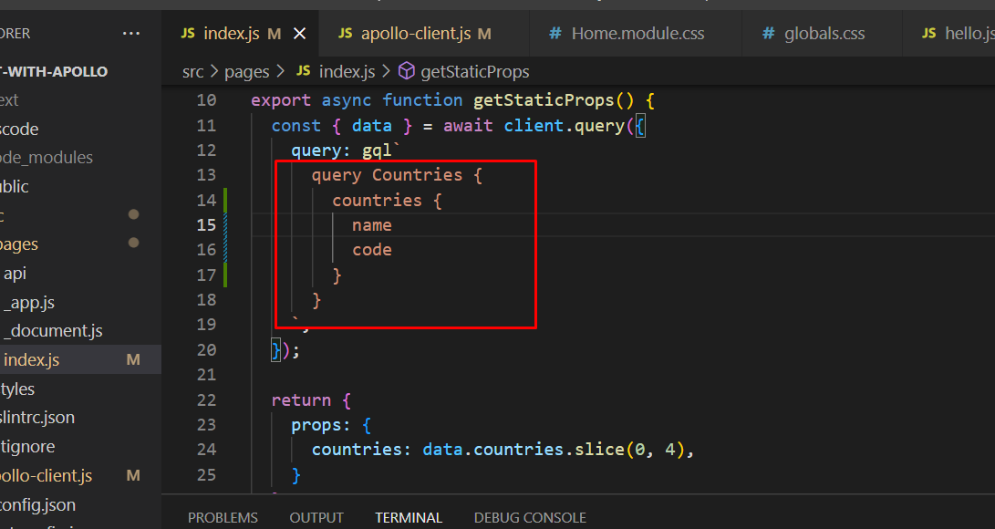 Apollo Error · Issue #1 · laplandlearner/next-with-apollo · GitHub
