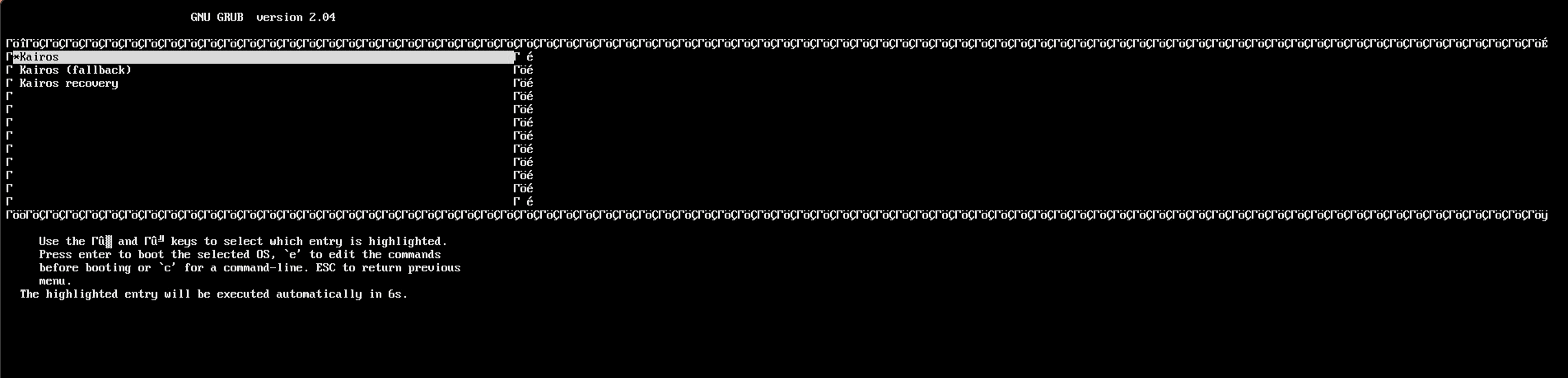 grub menu on raspberry pi is missing unicode font · Issue #507 · kairos ...