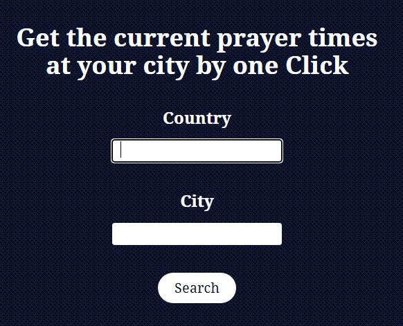 GitHub - shadyhussein99/PrayerTimes: App to get current prayer times ...