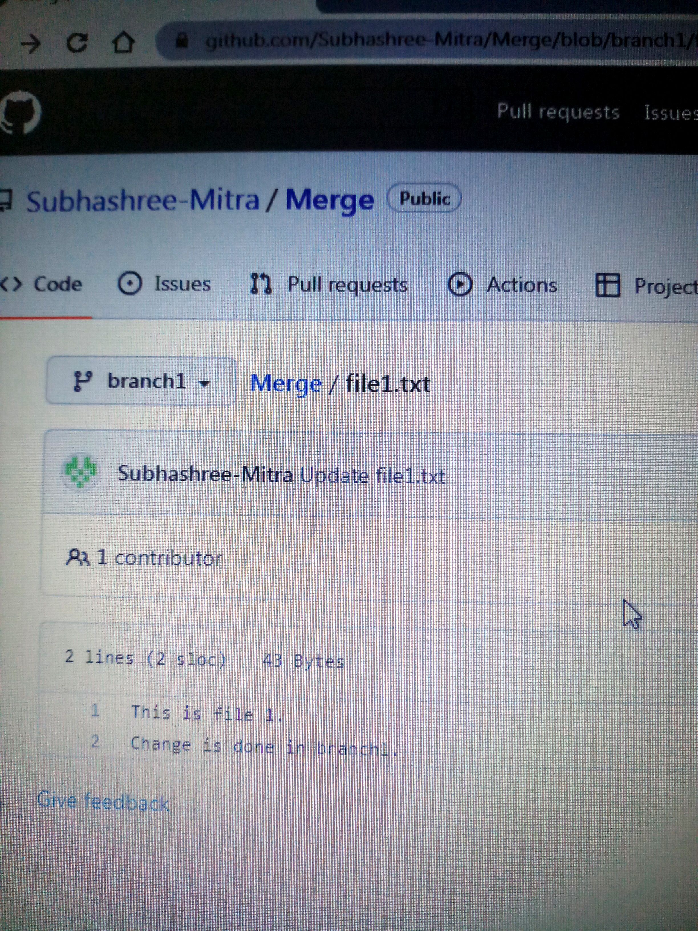 GitHub - Subhashree-Mitra/Merge