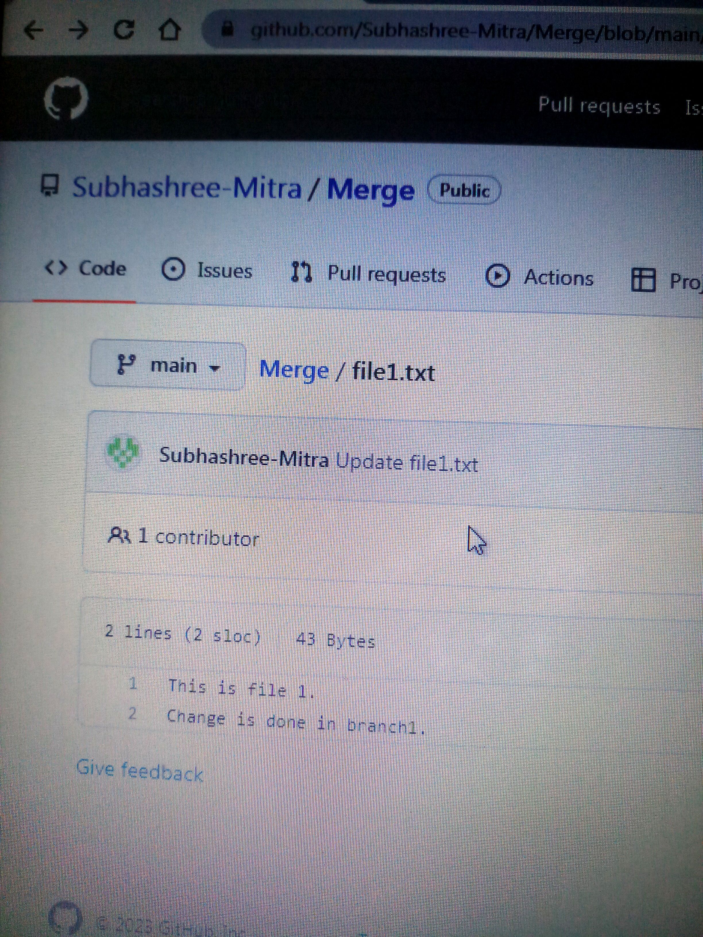 GitHub - Subhashree-Mitra/Merge