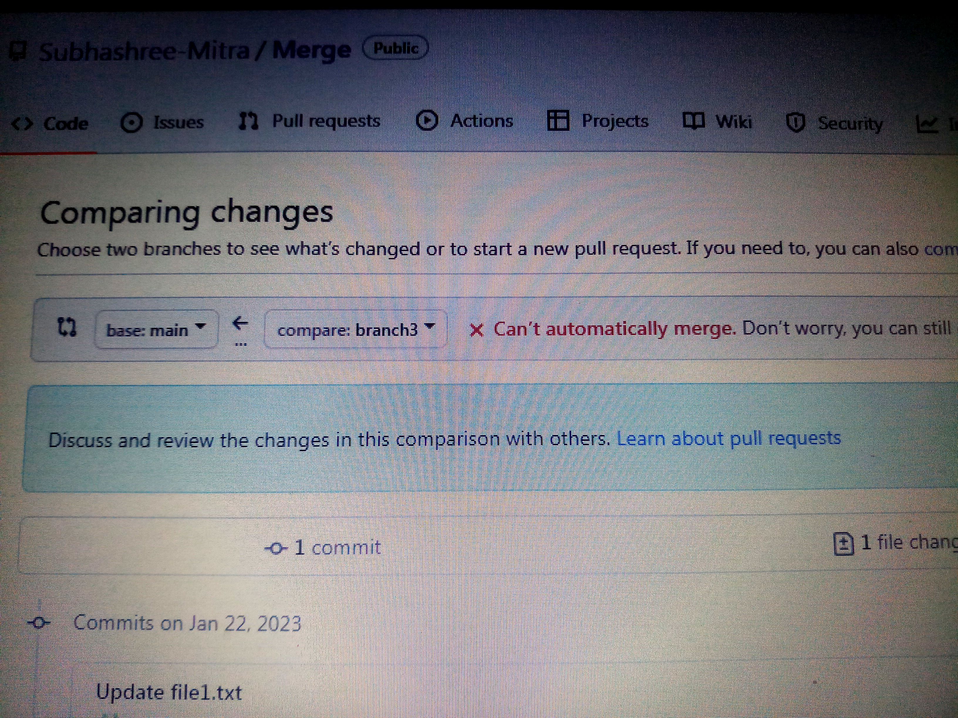 GitHub - Subhashree-Mitra/Merge