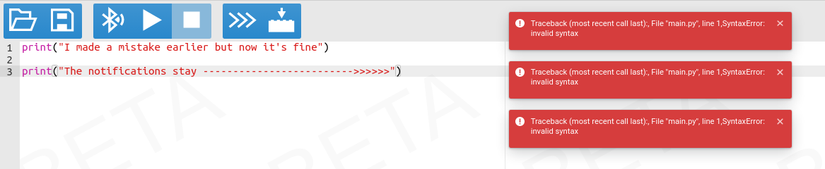 [Bug] Close resolved SyntaxError notifications · Issue #201 · pybricks ...