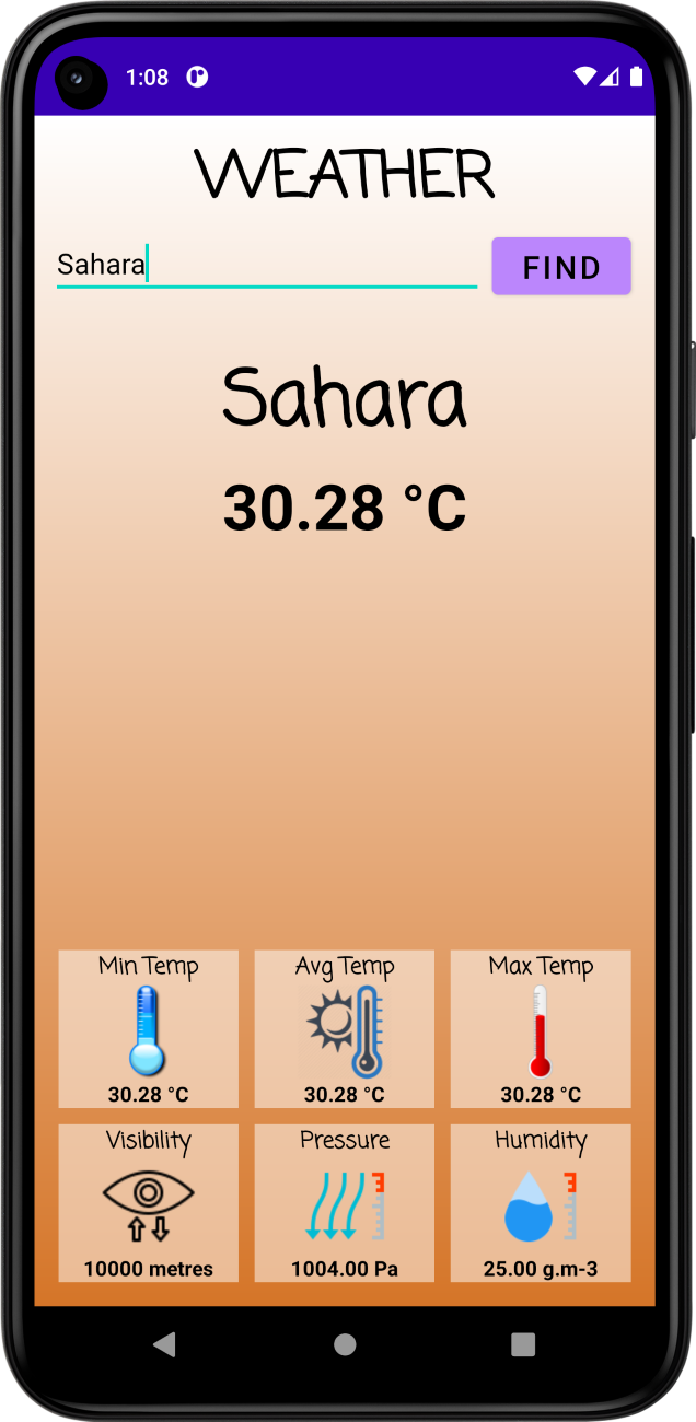 GitHub - JimishKhokhar/Weather-App-Android-Java-: Weather App made with ... image.