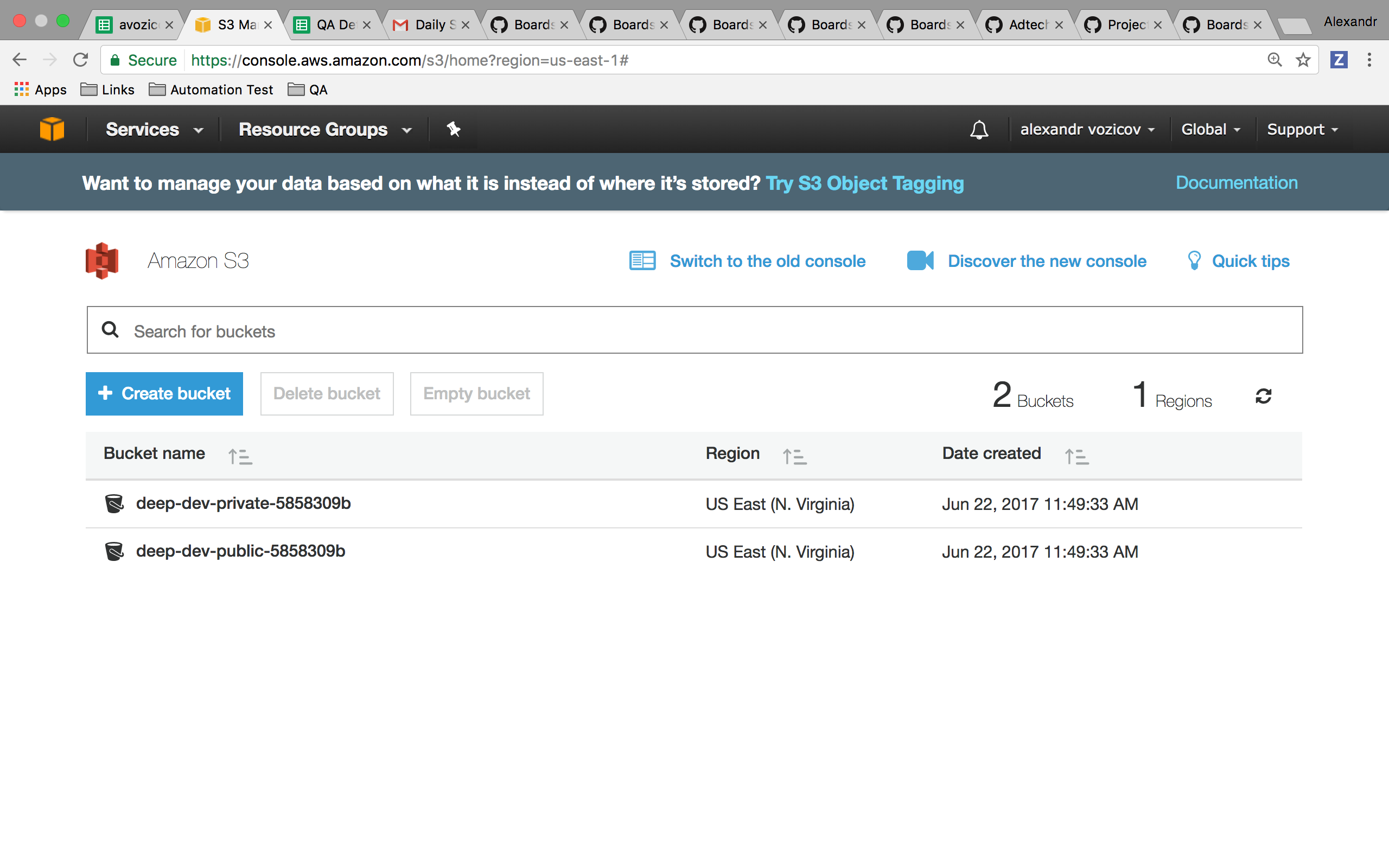 Update S3 Bucket Name to correspond to DNS Naming Convention · Issue
