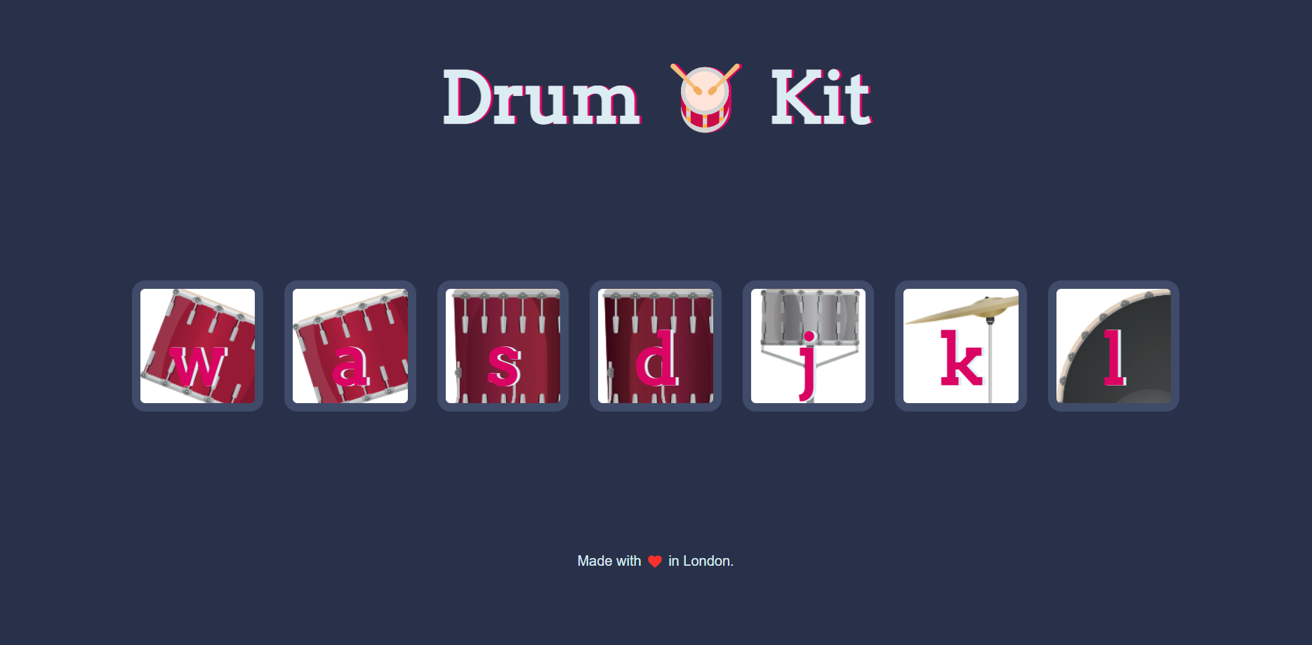 GitHub - CodeWithSomesh/DrumKit: Drum Kit Game