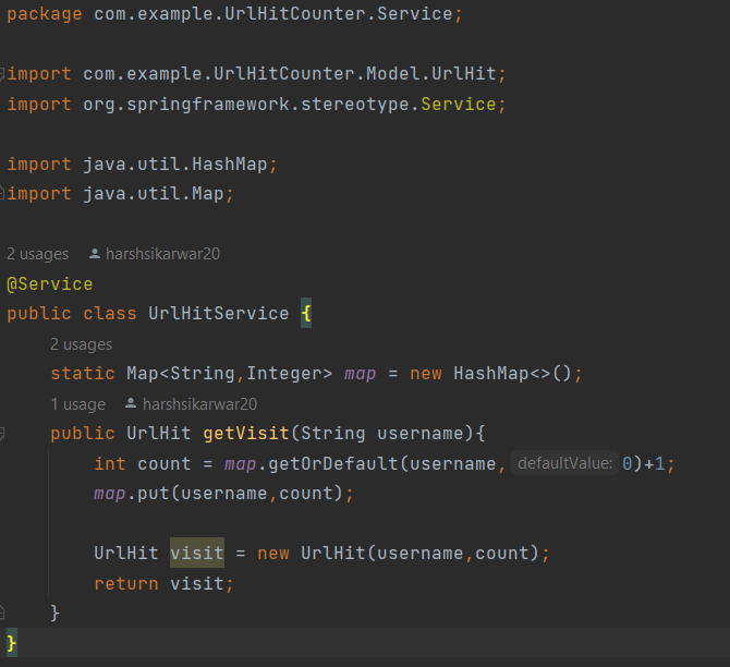 GitHub - harshsikarwar20/Url-Hit-Counter · GitHub