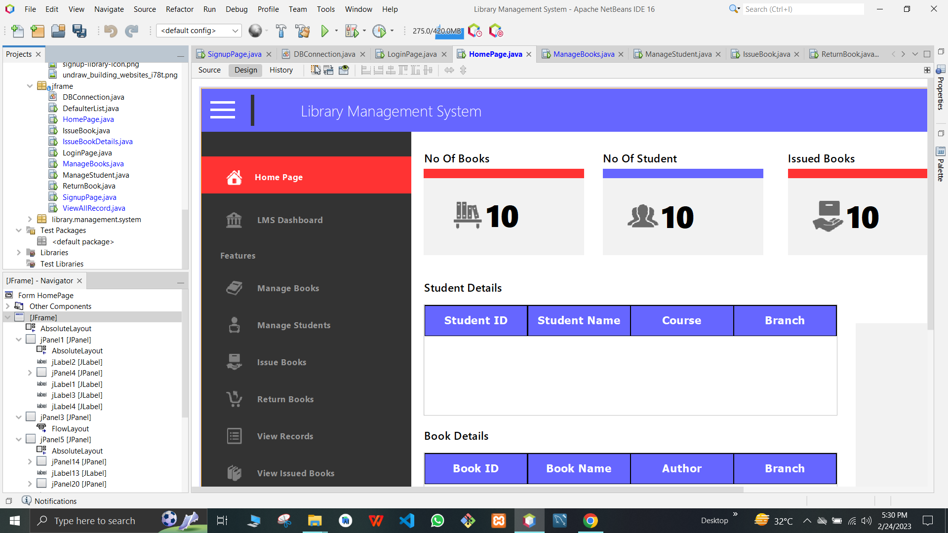 GitHub - abhijitsen936/Library_Management_System: A GUI-based Library ...
