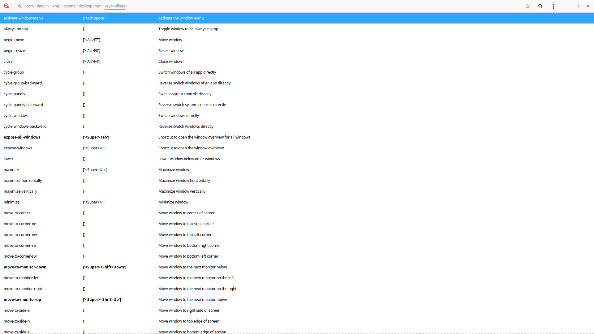 Some of the keyboard shortcuts don't work (gnome wrapped) · Issue 481