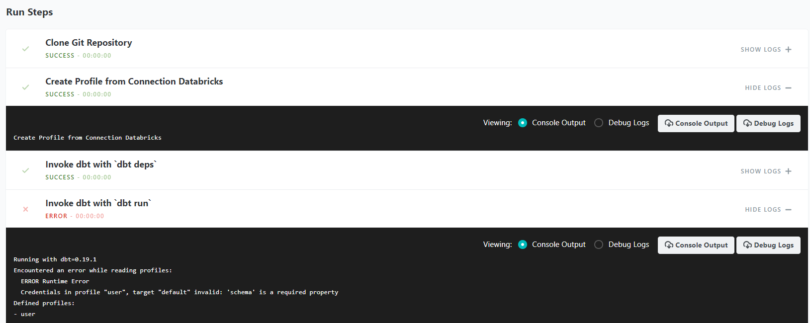 Running Dbt Databricks Jobs On Cloud Issue 3479 Dbt Labs Dbt Core Running Dbt Databricks Jobs On Cloud Issue 3479 Dbt Labs Dbt Core