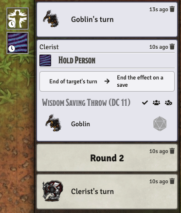 End effect on a save