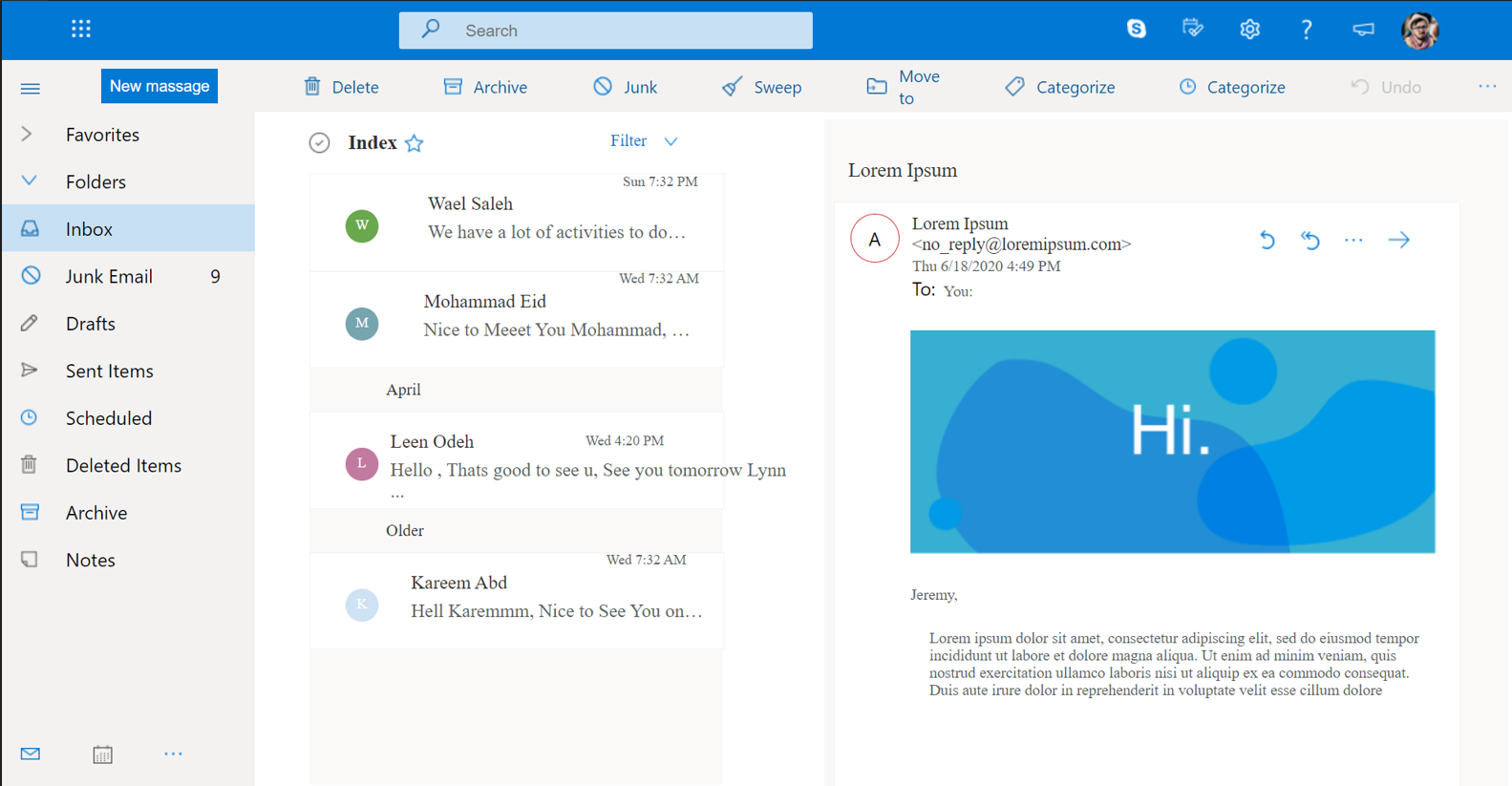 GitHub Leenodeh12/OutlookEmailsPage Outlook Emails Page ReactJS Component