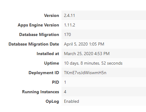 the running instances (count) is not right when we shutdown one ...