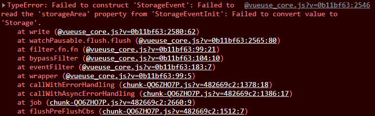 [useStorage] Error in console when integrated with Pinia · Issue #2567 ...