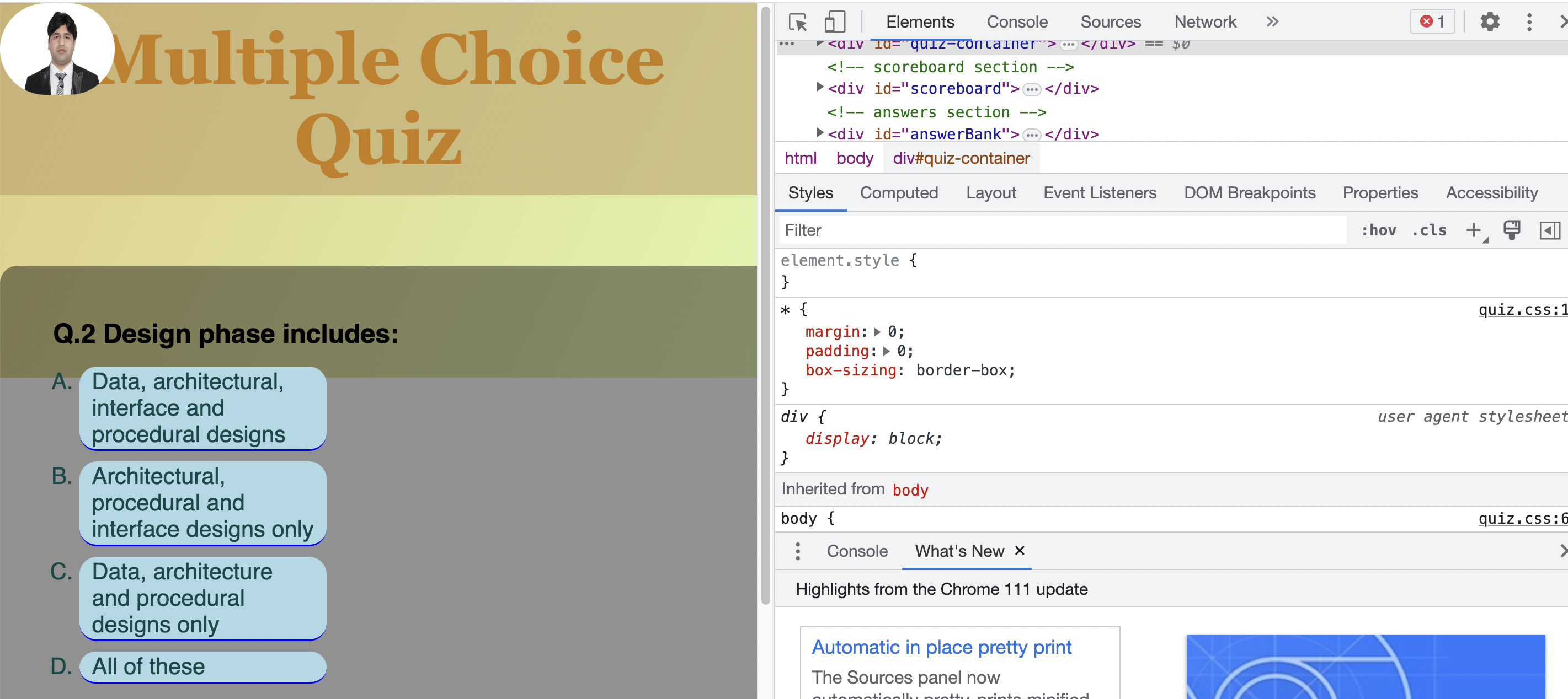GitHub - Sadat4/multip_choice_quiz: The multiple choice quiz that is ...