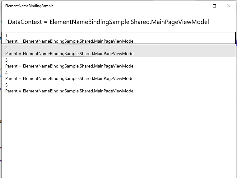 Binding with ElementName is not working from within a DataTemplate