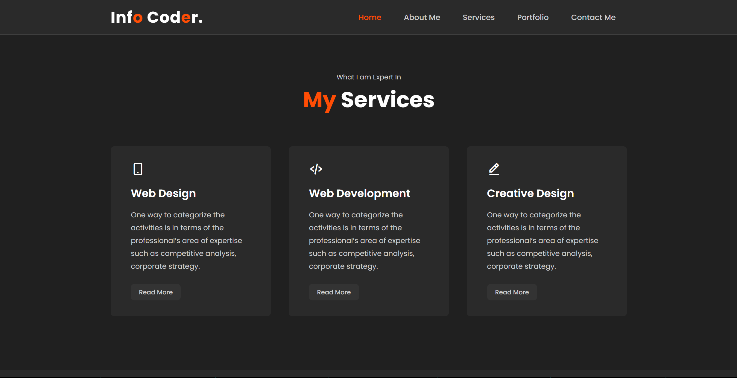 GitHub - TreanChhanon/Info-Website: Design your info Website by Html ...