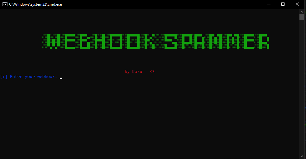 GitHub Kazu0x/hookSpammer A very simple webhook spammer developed