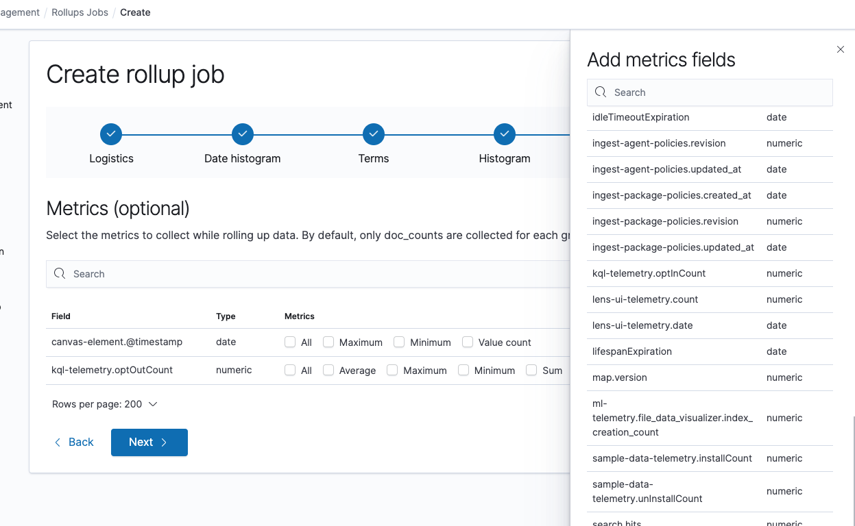 Rollup Jobs needs to recognize unsigned_long fields as numeric fields ...