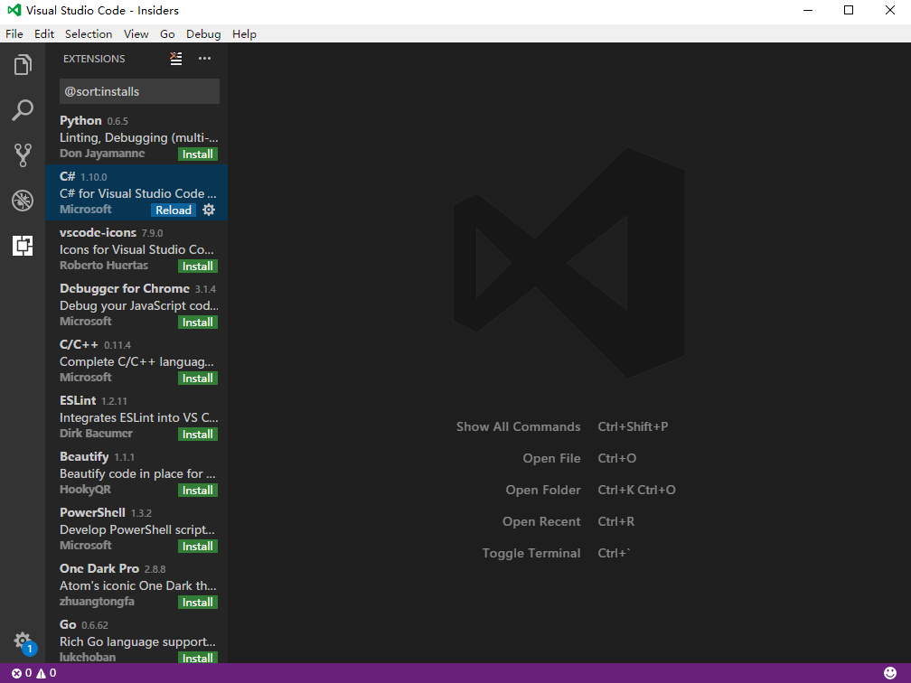 Extension host terminated unexpectedly. Please reload the window to ...