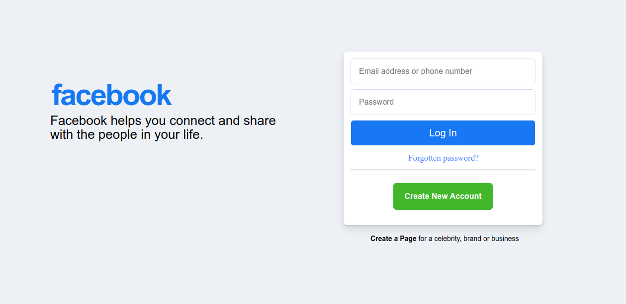 GitHub - newgalaxian/facebook-home-page-html-css