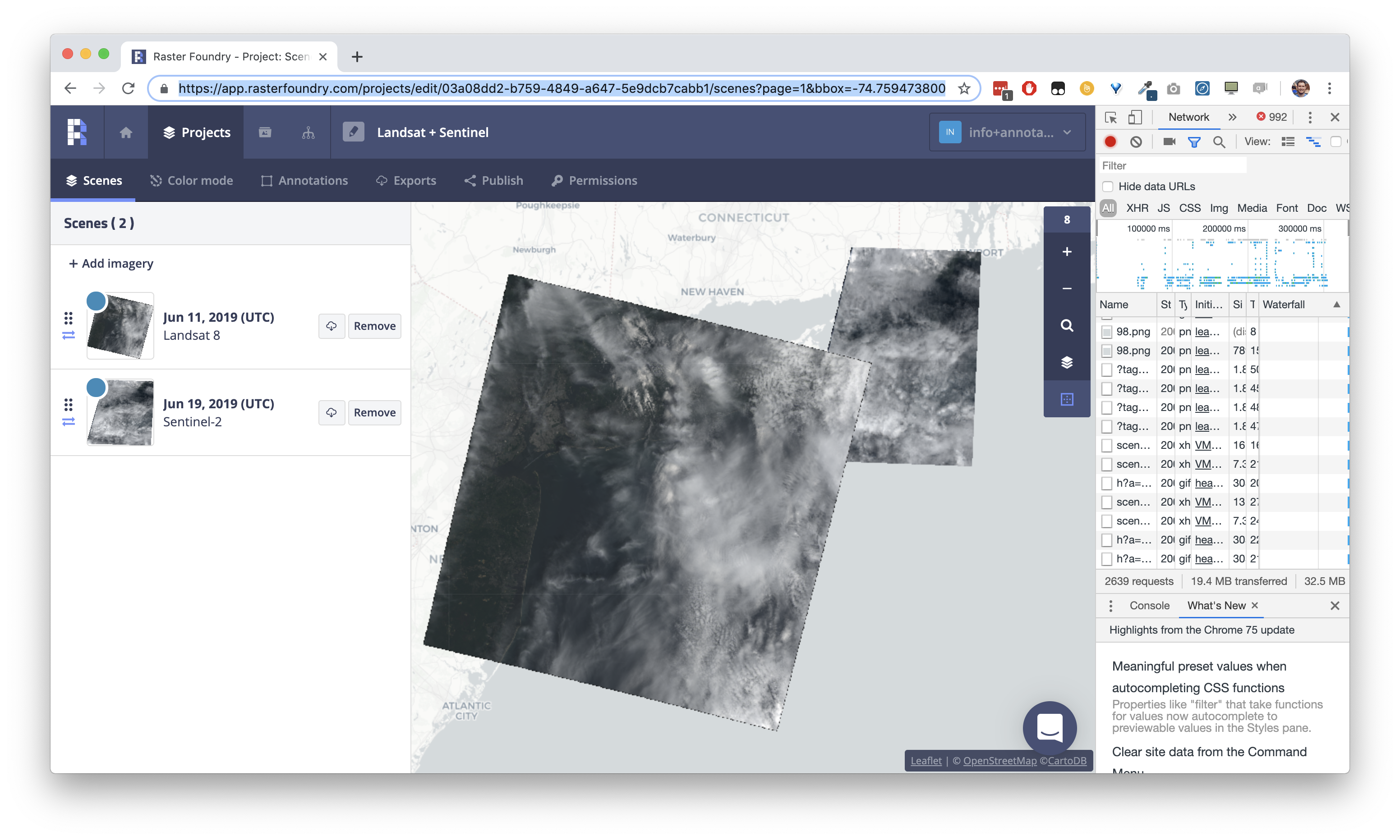 Combining two datasources in the same project kills tile server ...