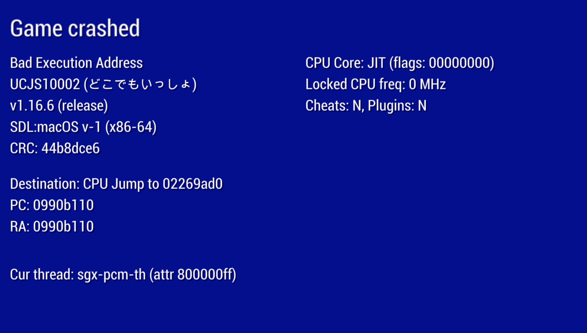 Blue screen after first save · Issue 18420 · hrydgard/ppsspp · GitHub