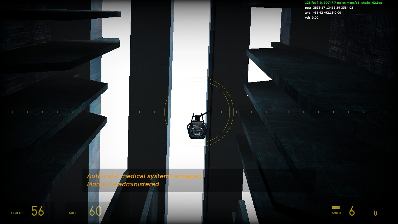 [HL2] Prisoner pod missing attachment arm to rail (d2_citadel_03 ...
