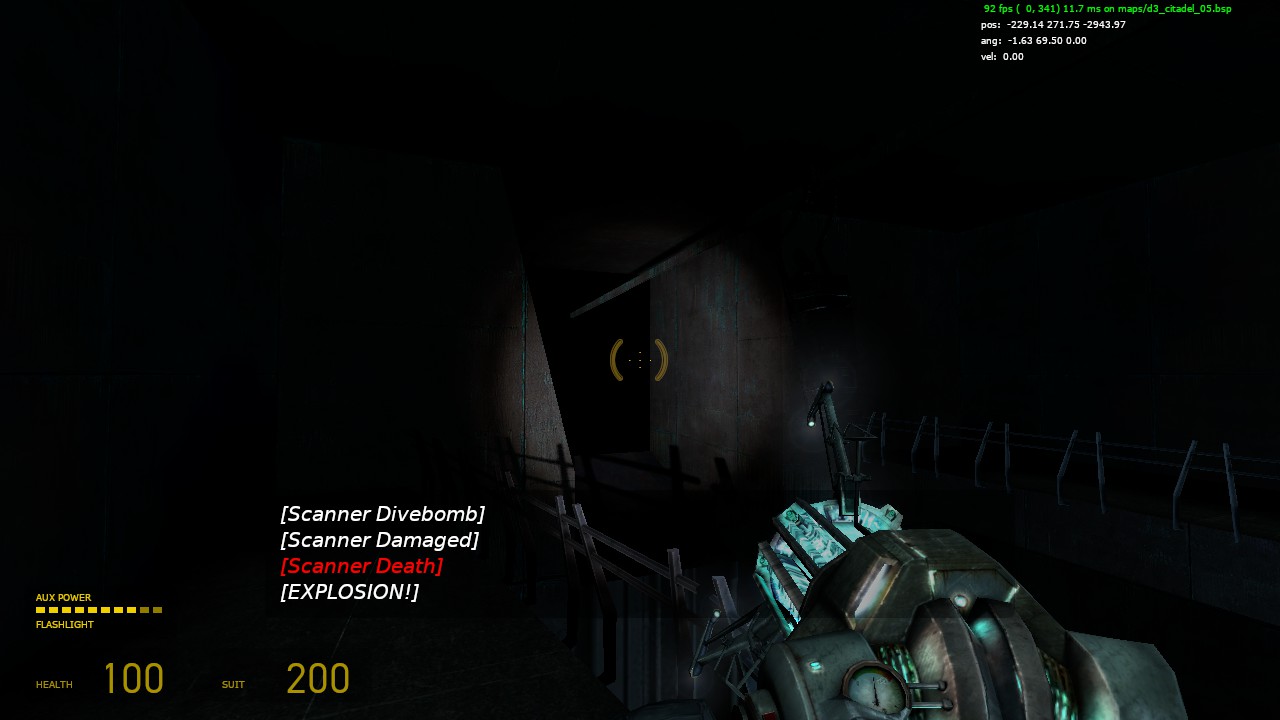 [HL2] Metal wall texture behind black texture where Combine stalker ...