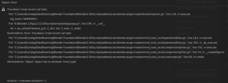 Can't Import Model (2.8 - 0.13.3) · Issue #140 · absolute-quantum/cats ...