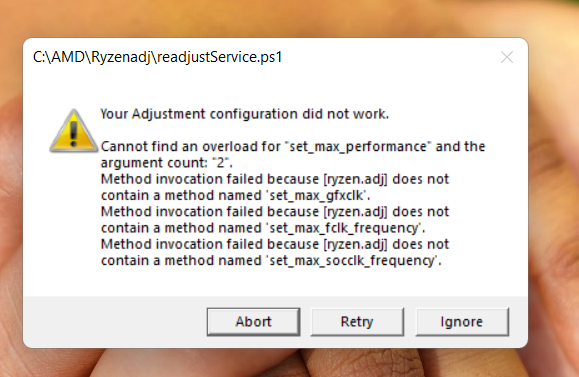 ACER ASPIRE 3 R5-2500U help needed · Issue #243 · FlyGoat/RyzenAdj · GitHub