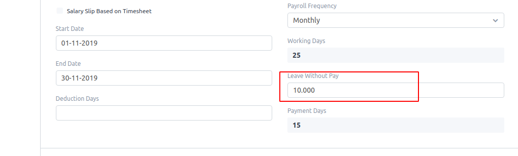 Feature : Paid Customization (Leave without Pay) · Issue #19515 ...