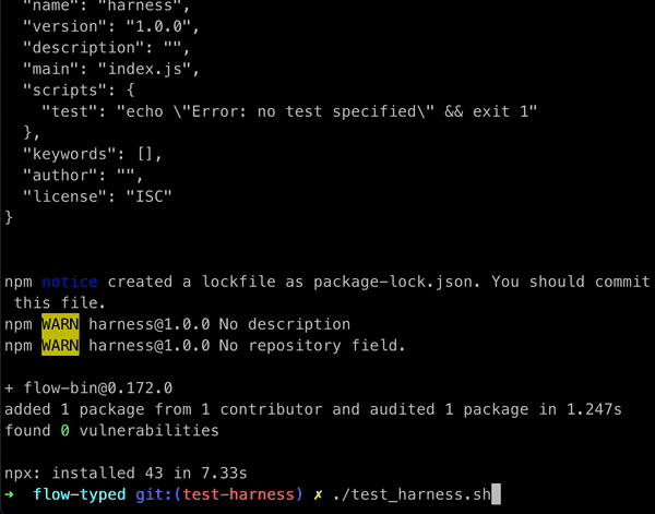 [cli] Create test harness by Brianzchen · Pull Request #4268 · flow ...