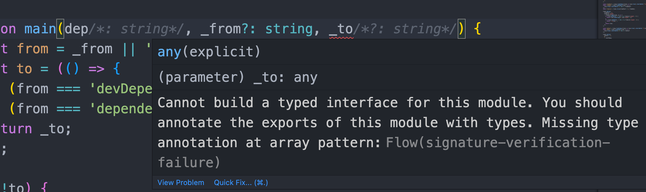 Comment syntax can t use optional args issue 8925 facebook flow