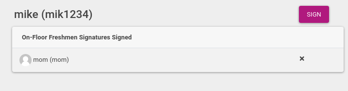 new frosh packet view