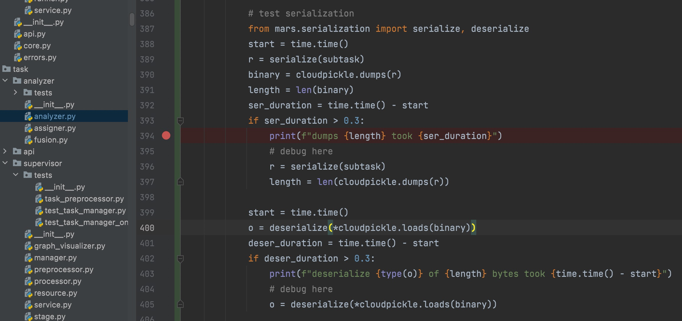 [BUG] Mars serialization took too much time · Issue #2907 · mars ...